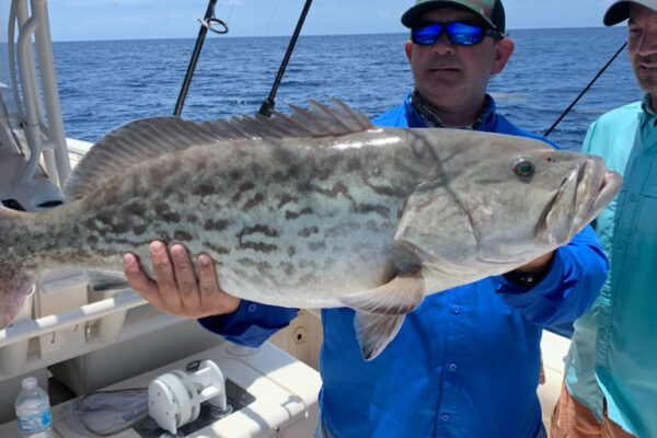 SiestaKation Charters, Capt Josh and customer