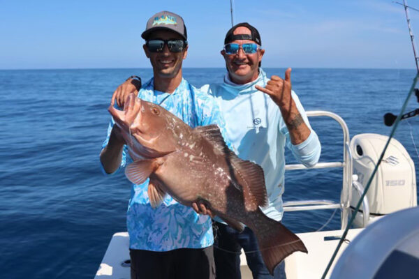 SiestaKation Charters, Capt Brendan and customer