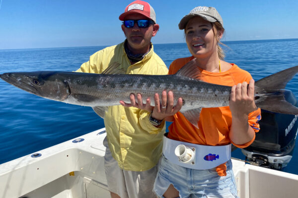 SiestaKation Charters, Capt Josh and customer